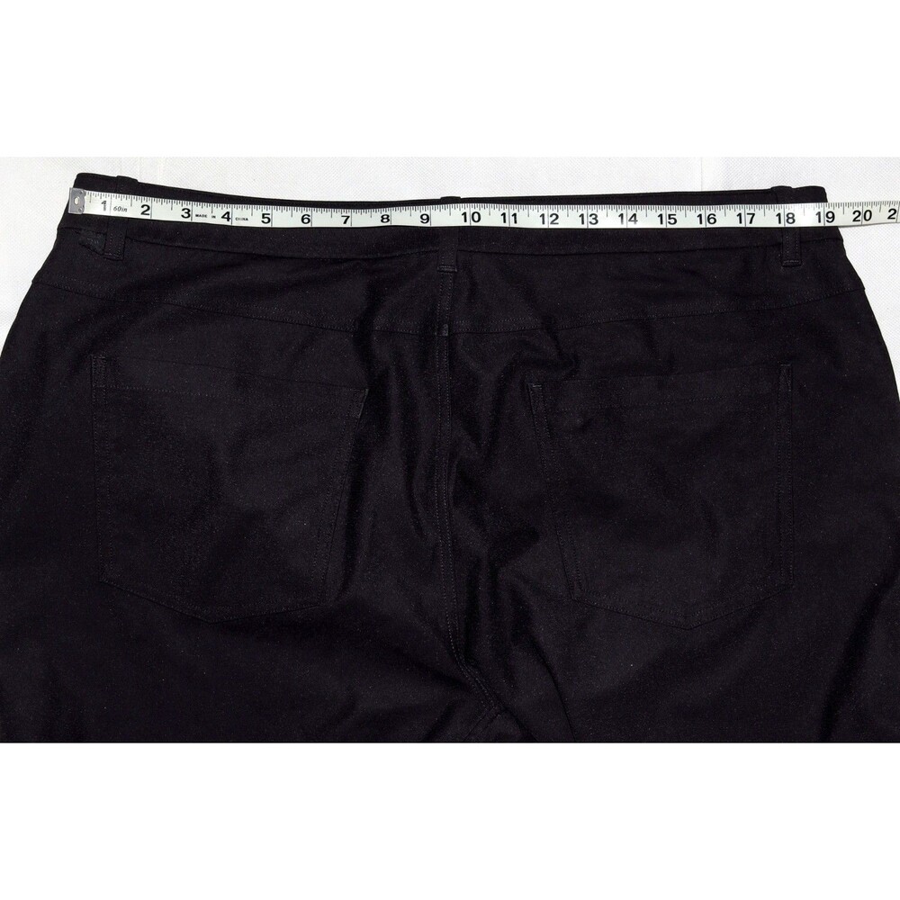 Lululemon ABC Classic-Fit 5 Pocket Pant Warpstreme LM5AQ9S Black Size 38 - Picture 9 of 13
